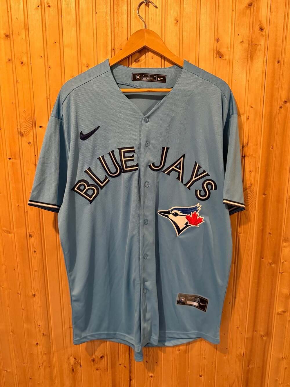 Nike Toronto Blue Jays Replica Baseball Jersey, Powder Blue